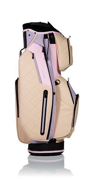 JuCad First Class cart bag, beige/lilas/rose