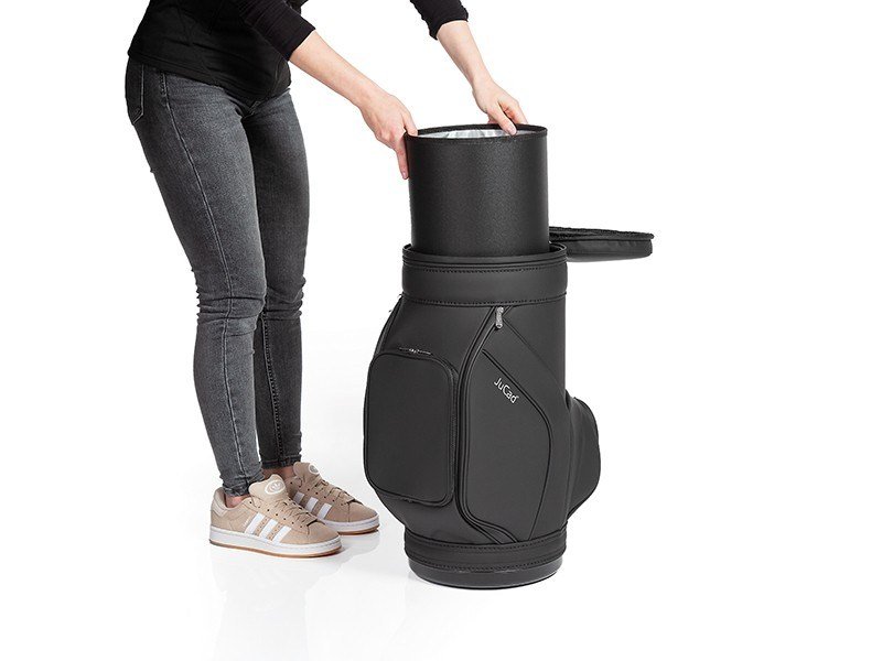 JuCad Jucad stool with cooler, noir/blanc
