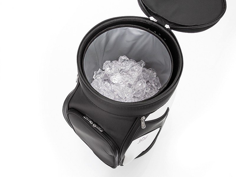 JuCad Jucad stool with cooler, noir/blanc