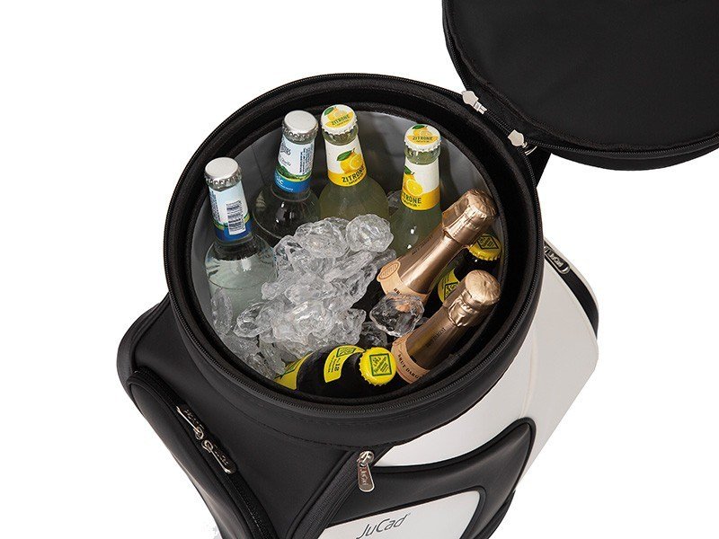 JuCad Jucad stool with cooler, noir/blanc