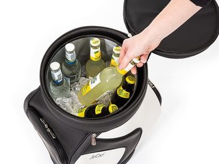 JuCad Jucad stool with cooler, noir/blanc
