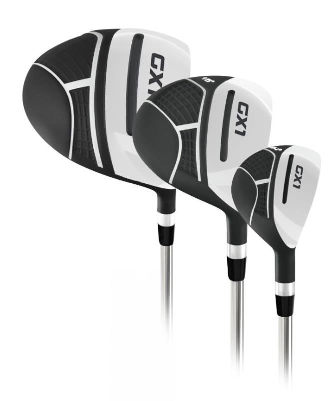 Masters GX1 Gts set de golf homme, graphite, + sac stand bag, noir/gris/blanc
