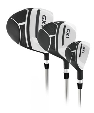Masters GX1 Gts set de golf homme, graphite, + sac stand bag, noir/gris/blanc