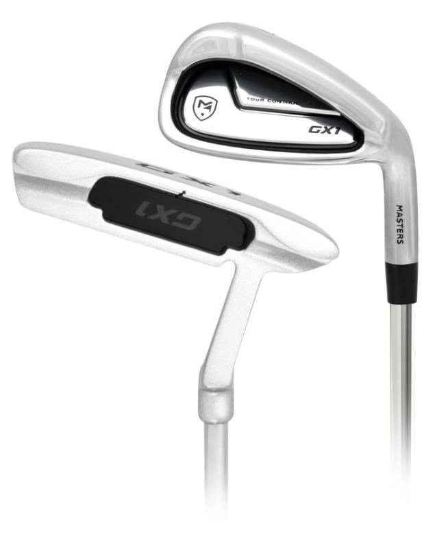 Masters GX1 Gts set de golf homme, graphite, + sac stand bag, noir/gris/blanc