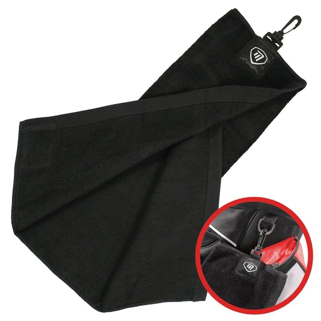 Masters Golf Masters Tri-Fold serviette de golf, noir