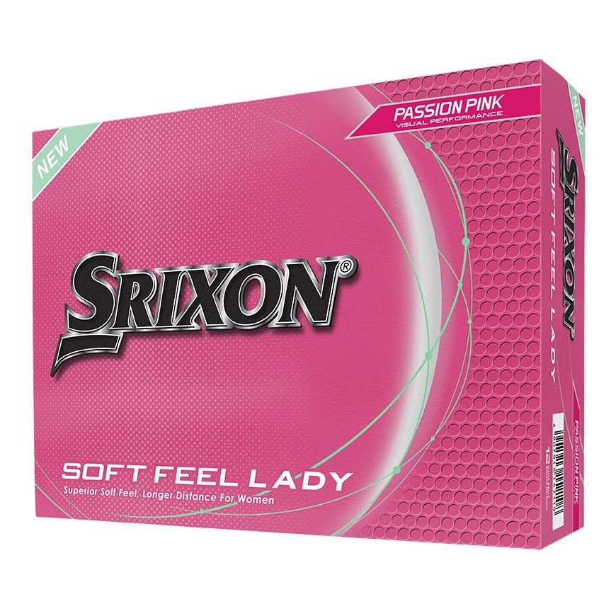 Srixon Soft Feel Lady balles de golf pour femmes, roses