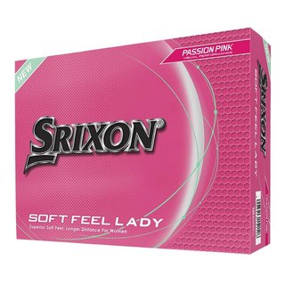 Srixon Soft Feel Lady balles de golf pour femmes, roses