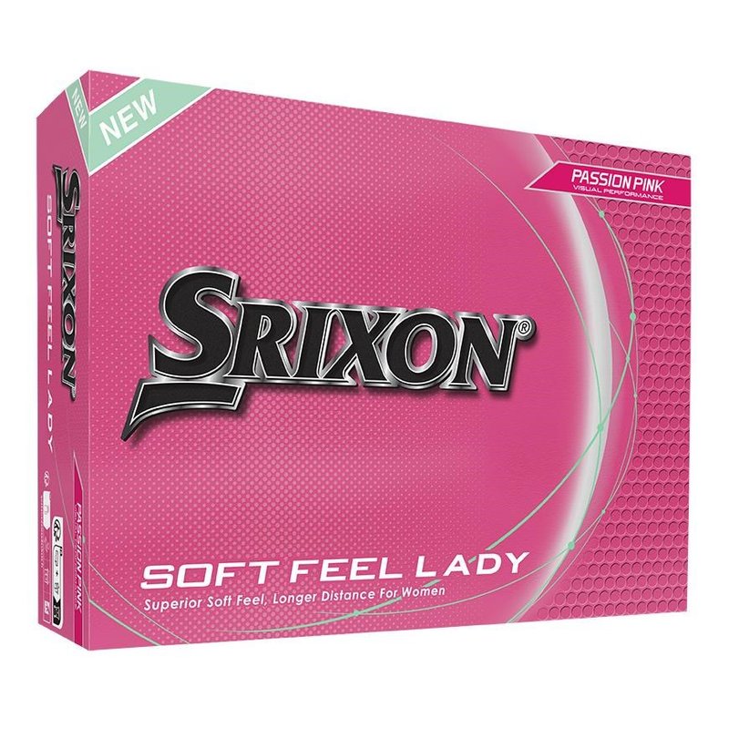 Srixon Soft Feel Lady balles de golf pour femmes, roses