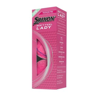 Srixon Soft Feel Lady balles de golf pour femmes, roses