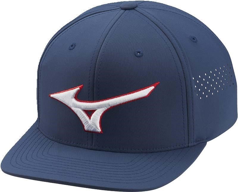 Mizuno Tour Flat Snapback casquette homme, navy