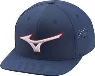 Mizuno Tour Flat Snapback casquette homme, navy