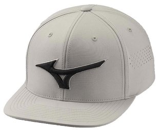 Mizuno Tour Flat Snapback casquette homme, grise
