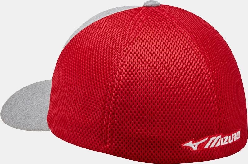 Mizuno Fitted Meshback casquette homme, rouge/marine