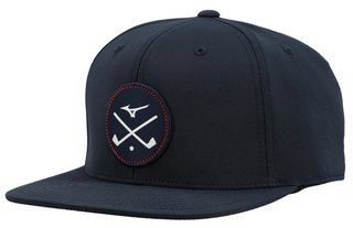Mizuno Crossed Clubs Snapback casquette, navy