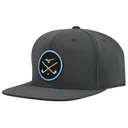 Mizuno Crossed Clubs Snapback casquette, charcoal