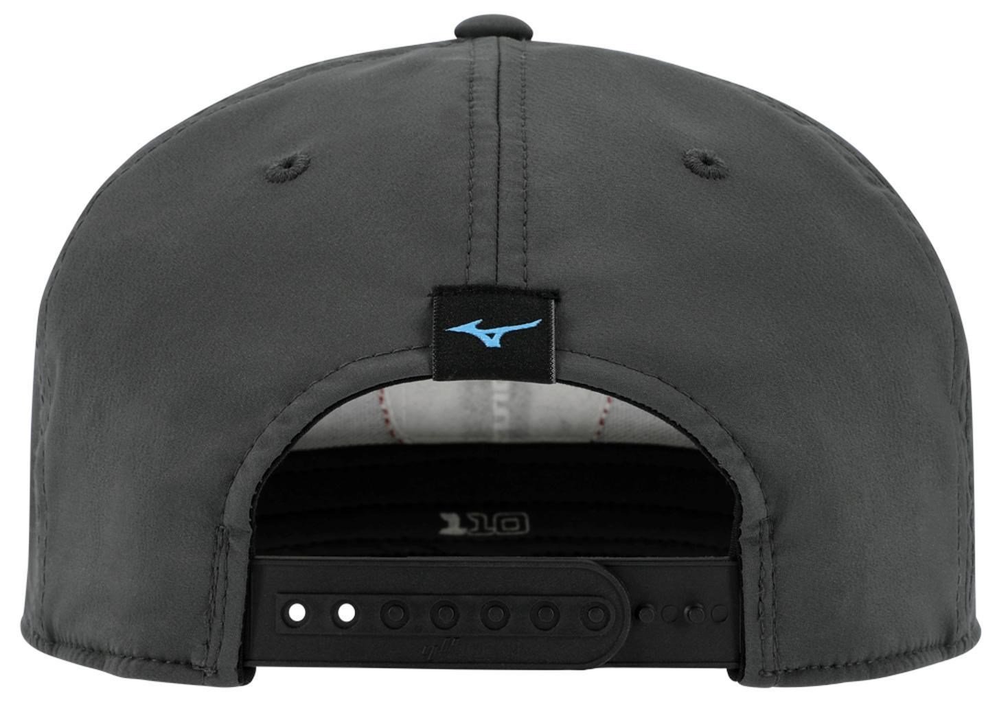 Mizuno Crossed Clubs Snapback casquette, charcoal