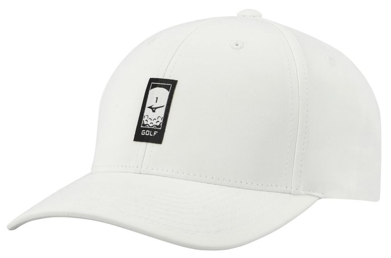 Mizuno Fresh Marble casquette homme, blanc/noir
