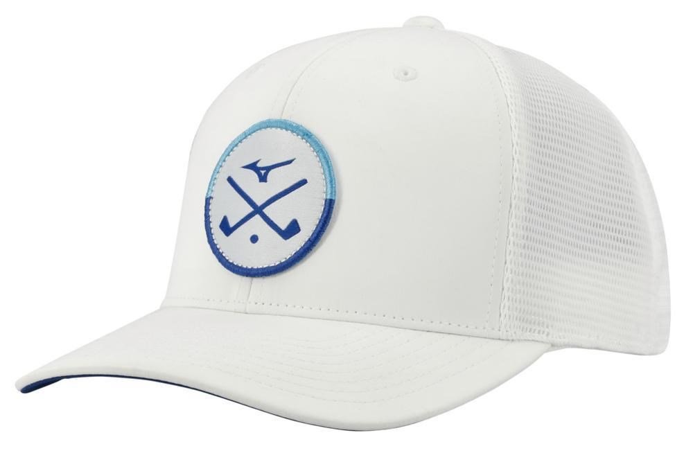 Mizuno Crossed Clubs Meshback casquette homme, blanche