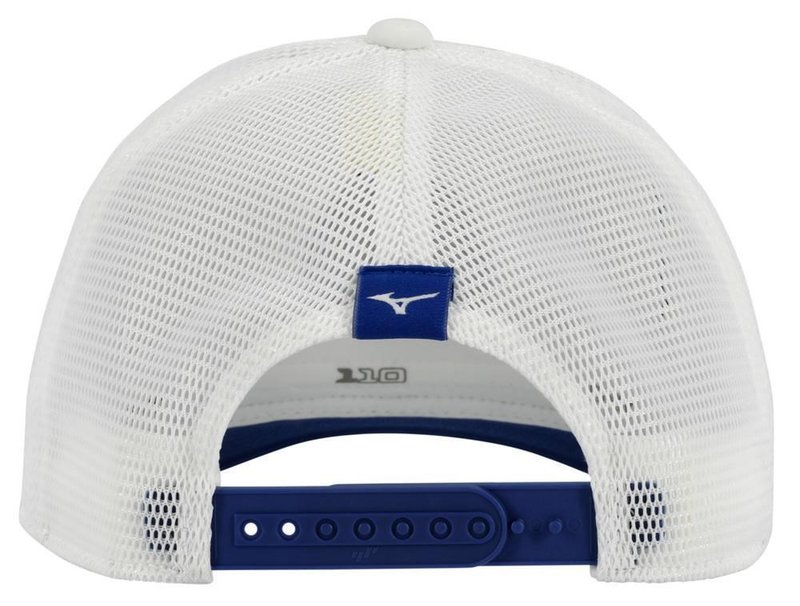 Mizuno Crossed Clubs Meshback casquette homme, blanche