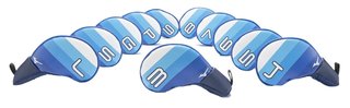 Mizuno Golf Mizuno Tour Iron Headcovers 2025 couvre-fers blanc/bleu