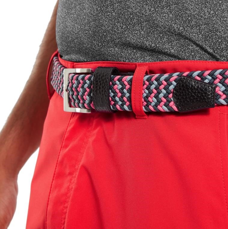 FootJoy Braided ceinture unisexe, noir/rose