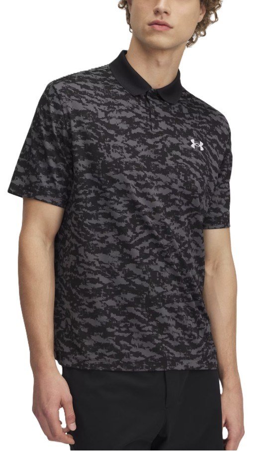 Under Armour Matchplay Printed polo homme, noir