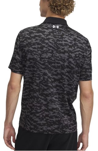 Under Armour Matchplay Printed polo homme, noir