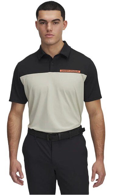 Under Armour T2G Color Block polo homme, noir