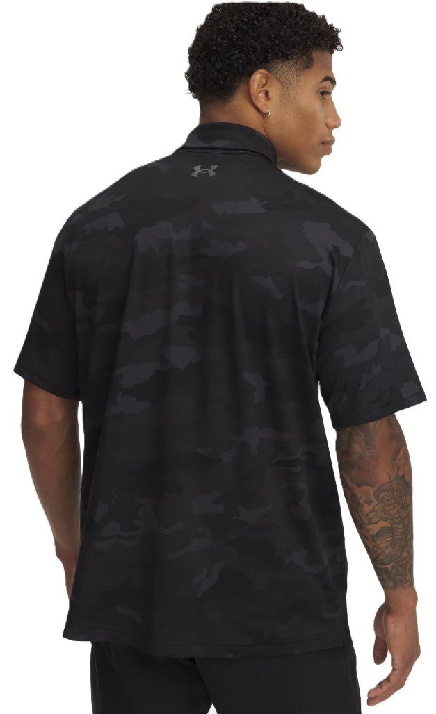 Under Armour Playoff 3.0 Printed polo homme, noir