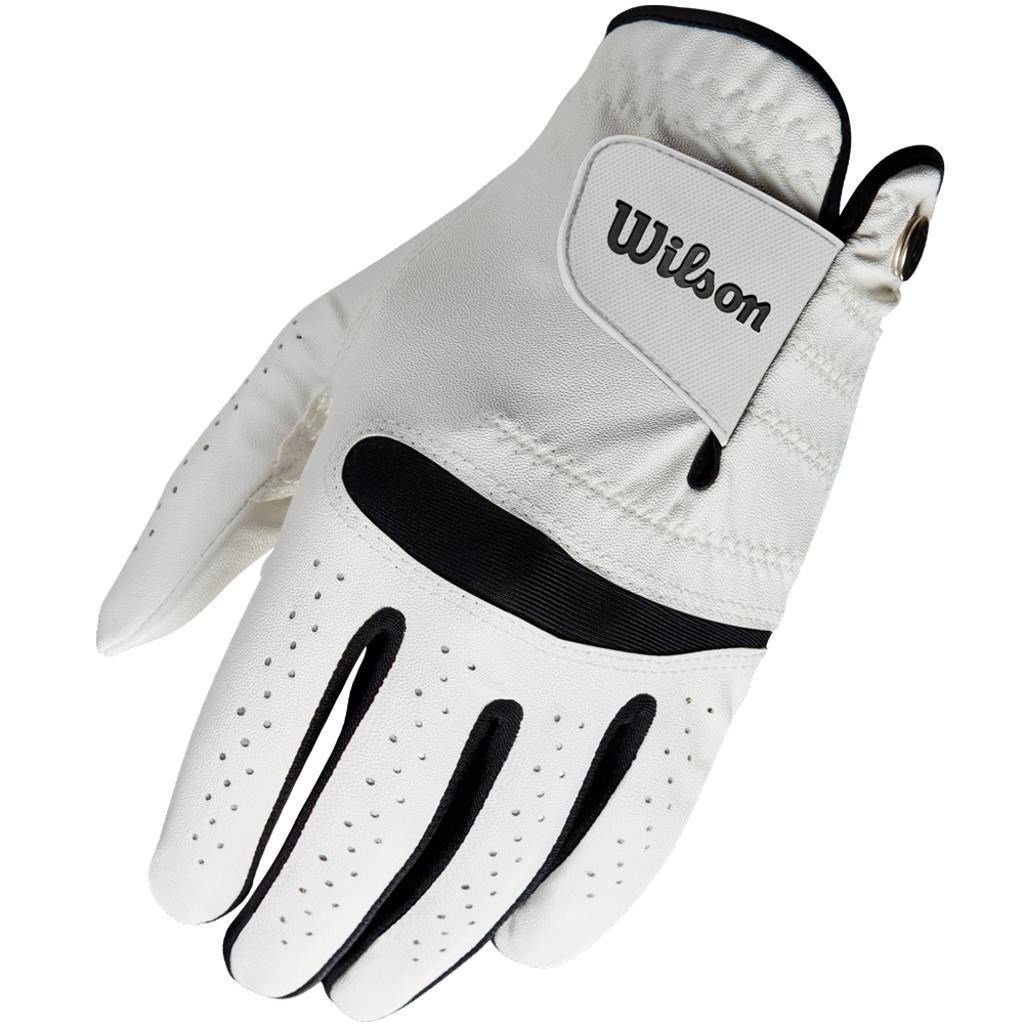 Wilson Feel Plus gant de golf homme, blanc