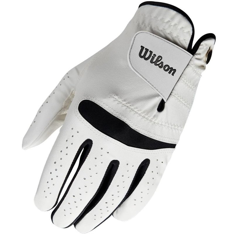 Wilson Feel Plus gant de golf homme, blanc