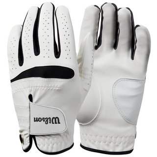 Wilson Feel Plus gant de golf homme, blanc
