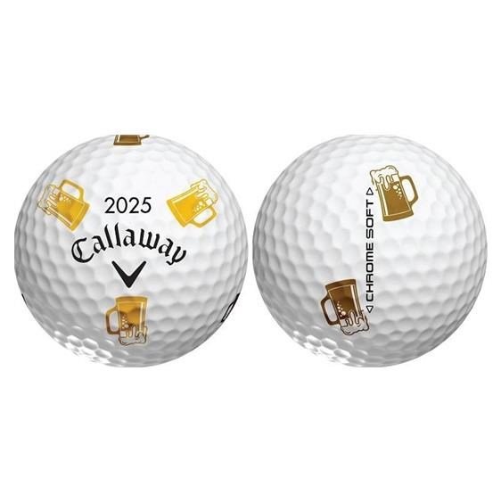 Callaway Chrome Soft Truvis BEER Limited Edition balles de golf 2025