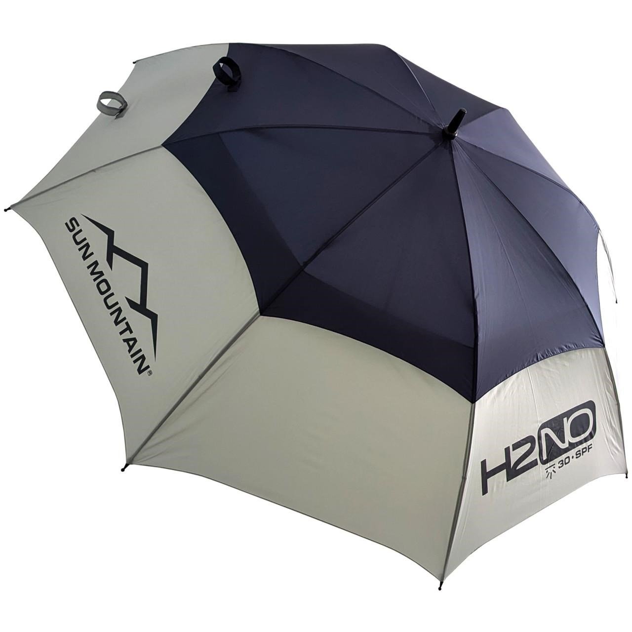 Sun Mountain H2NO 30SPF parapluie 68", nickel/cadet
