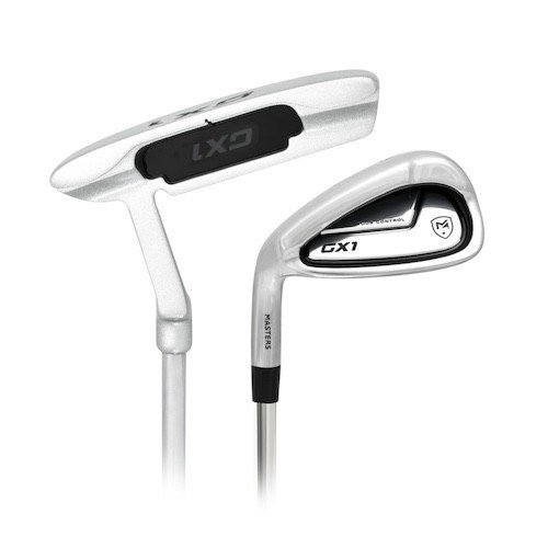 Masters GX1 Gts golf set homme, acier, MLH + stand bag, noir/gris/blanc