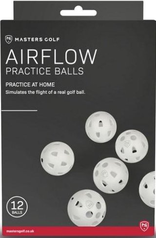 Masters Airflow XP balles de golf d'entraînement (12 balles)