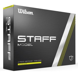 Wilson Staff Model balles de golf 2025, jaunes