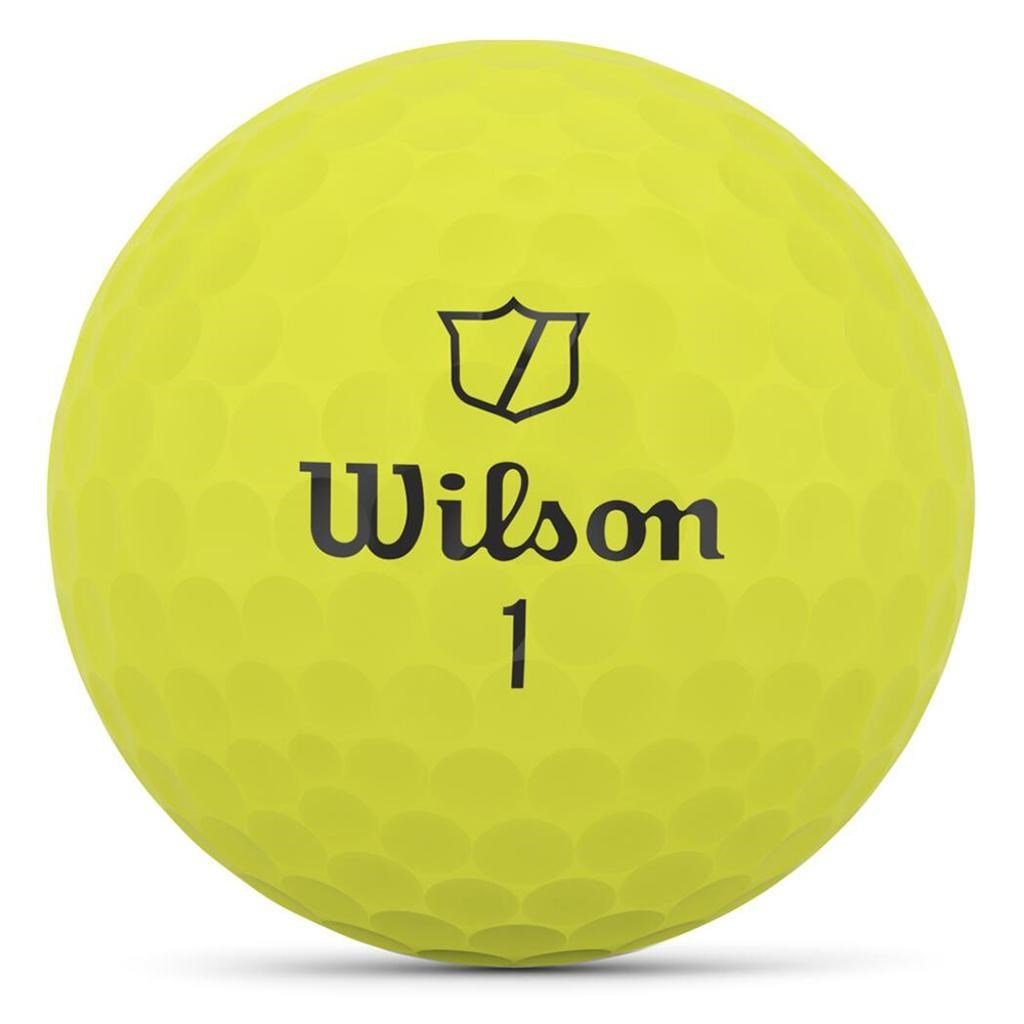 Wilson Staff Model balles de golf 2025, jaunes
