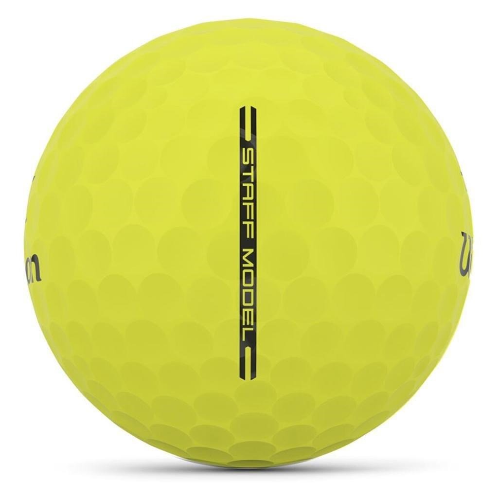 Wilson Staff Model balles de golf 2025, jaunes