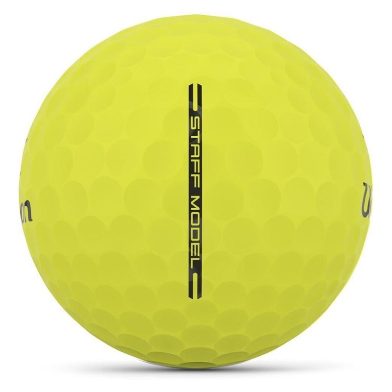 Wilson Staff Model balles de golf 2025, jaunes