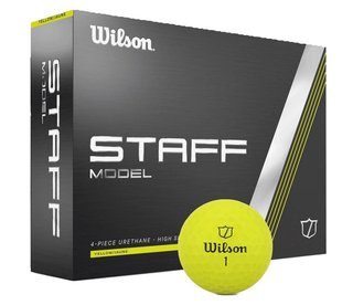 Wilson Staff Model balles de golf 2025, jaunes