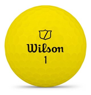 Wilson Triad balles de golf 2025 (12 balles), jaunes