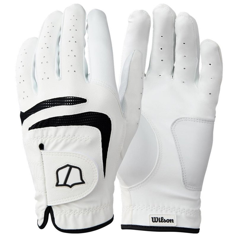 Wilson Wilson Grip Plus gant de golf homme, blanc