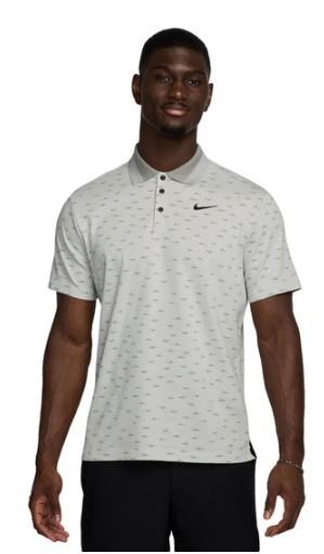 Nike Dri-Fit Tour Micro Print polo homme, photon dust
