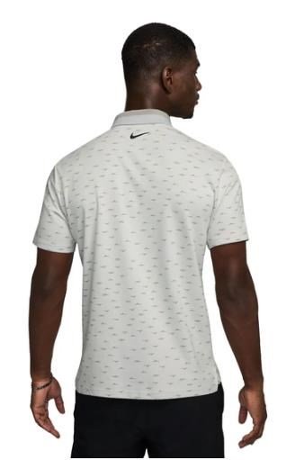 Nike Dri-Fit Tour Micro Print polo homme, photon dust