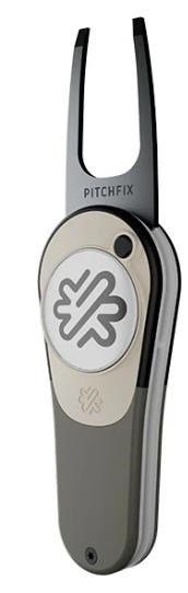Pitchfix Icon marqueur de divot, gun metal