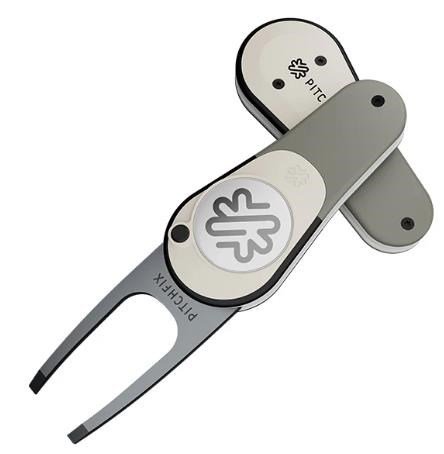 Pitchfix Icon marqueur de divot, gun metal
