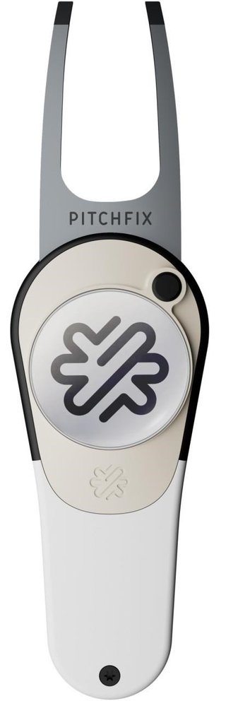 Pitchfix Icon marqueur de divot, blanc