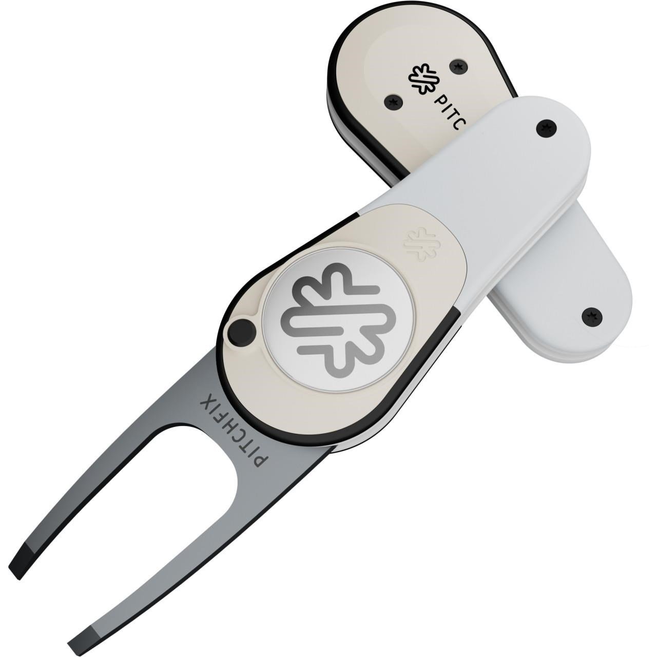 Pitchfix Icon marqueur de divot, blanc