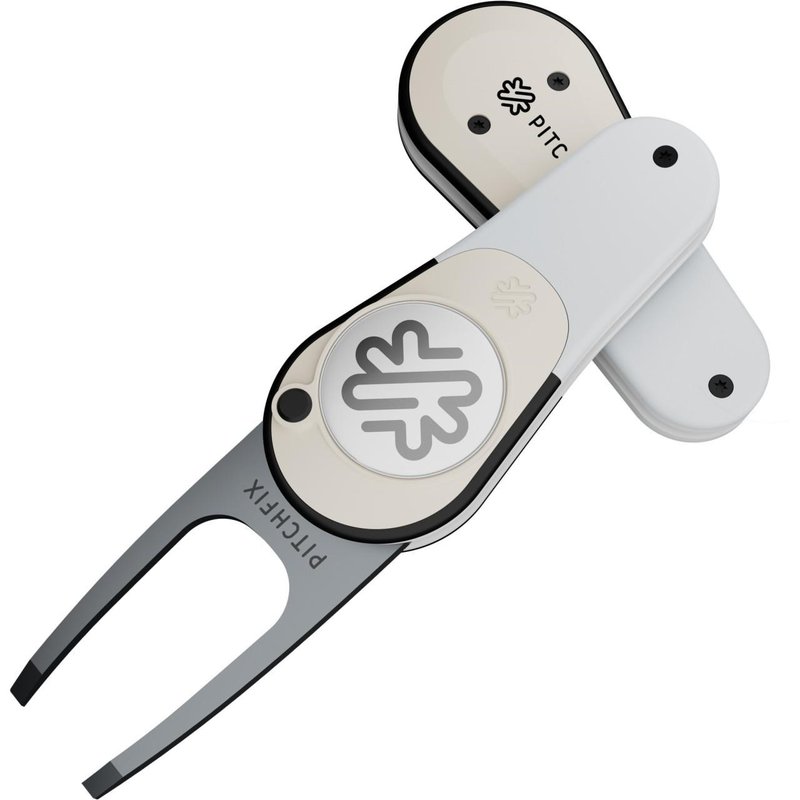 Pitchfix Icon marqueur de divot, blanc